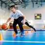 Entraînement de basket au collège